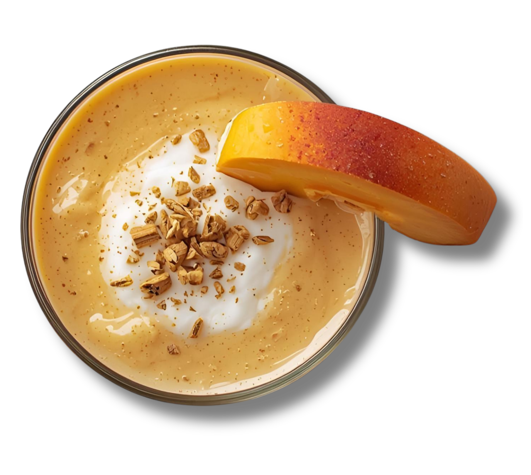 SMOOTHIE PËCHE MIEL, Pêches juteuses mixées avec un filet de miel basque, pour un concentré de douceur