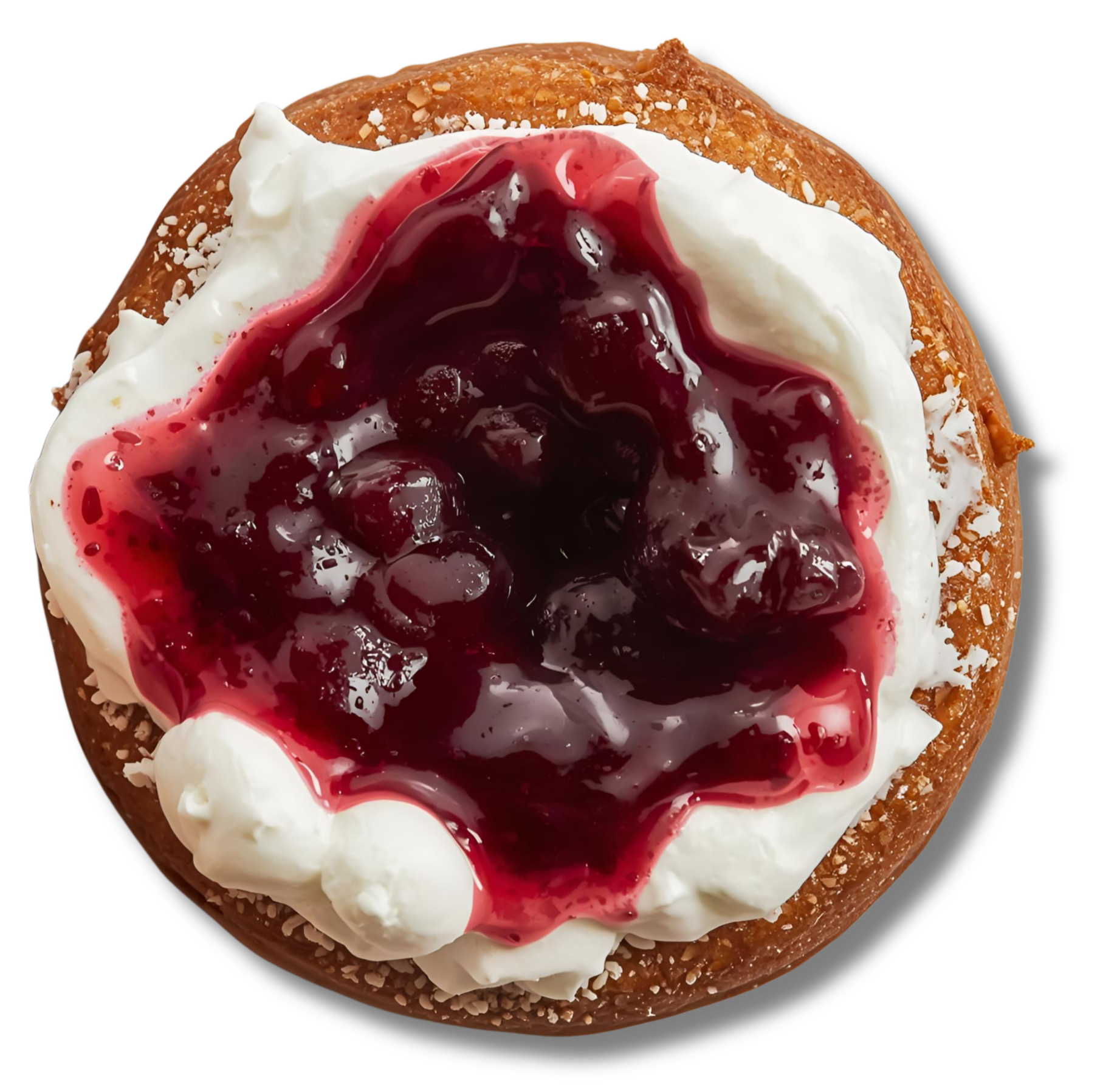 Donut à la cerise noire d'itxassou